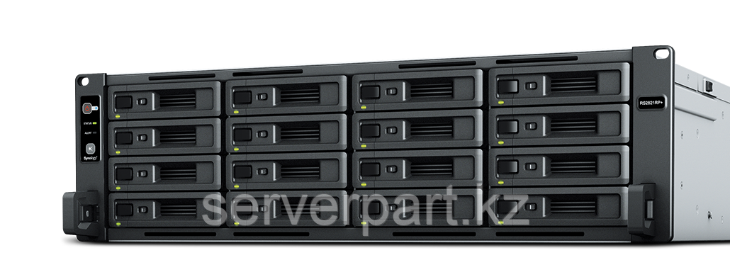СХД Synology RS4021xs+ (Rack 3U 16LFF)/16LFF (hs)/1x16GB RAM/ 2xUSB 3.2/ 4x1GbE/ 2x10GbE/ 2xGen3 x8/ 2x550W
