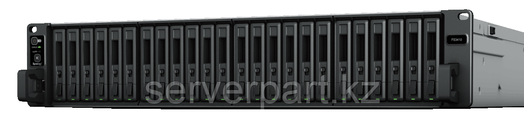 Synology FS3410 флэш станция (Rack 2U 24SFF)/24xSFF SSD SATA/1x16GB/4x1GbE/2x10GbE/2xPCIe3 x8/2x550W