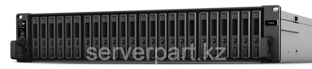 Synology FS3600 флэш станция (Rack 2U 24SFF)/24xSFF SATA\SAS SSD\HDD /1x16GB/4x1GbE/2x10GbE/1xPCIe3 x8/2x500W