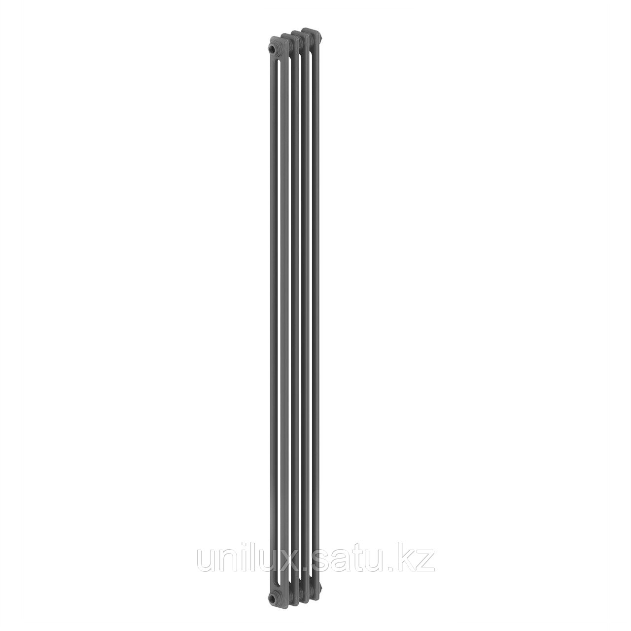 Радиатор 2x-трубчатый дизайнерский Unilux, 180см, 4 секции, 8 м², антрацит глянец - фото 3 - id-p108682871