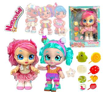 2411/12/13/14 Nancy doll кукла с очками и аксессуарами 30*22см