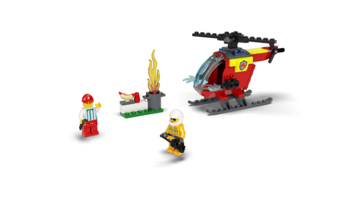 Lego Город Пожарный вертолёт  CITY