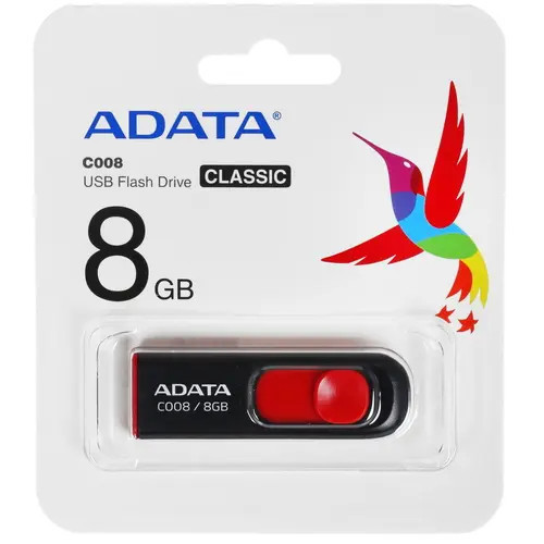 A-Data C008 [AC008-8G-RKD] usb флешка (flash) (AC008-8G-RKD) - фото 1 - id-p108694610