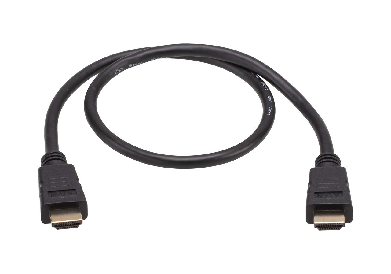 Высокоскоростной кабель True 4K HDMI с поддержкой Ethernet (0.6 м)  2L-7DA6H ATEN