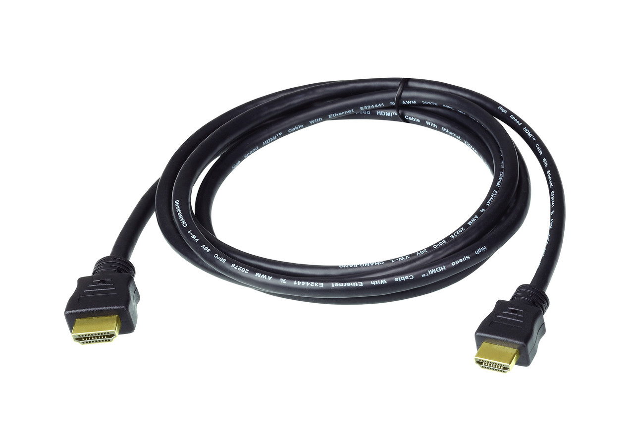 Высокоскоростной кабель True 4K HDMI с поддержкой Ethernet (2 м)  2L-7D02H-1 ATEN