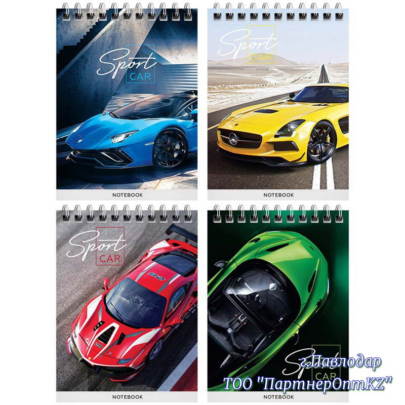 Блокнот А6 40л. на гребне ArtSpace "Гонки. Sport cars" 41935