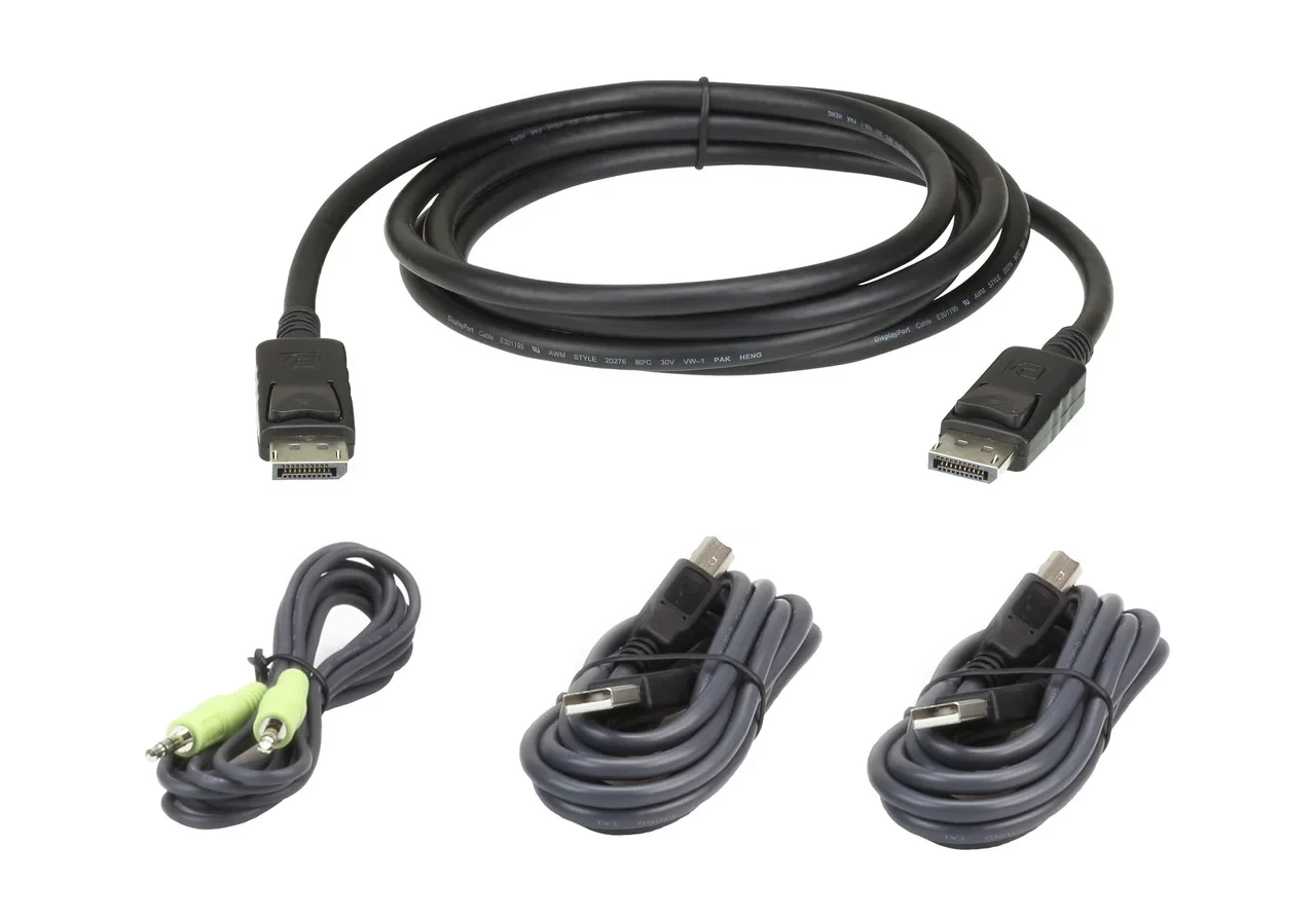 Комплект кабелей USB, HDMI для защищенного KVM-переключателя (3м)  2L-7D03UHX4 ATEN