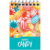 Блокнот А7 40л. на гребне ArtSpace "Леденцы. Colorful candy" 24232, фото 3