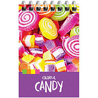 Блокнот А7 40л. на гребне ArtSpace "Леденцы. Colorful candy" 24232, фото 5