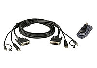 Комплект кабелей USB, DVI-D Dual Link для защищенного KVM-переключателя (1.8м) 2L-7D02UDX2 ATEN