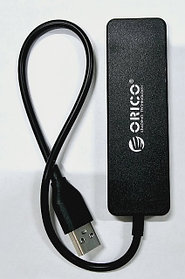 Расширитель USB 4 порта 2.0, Orico FL01-BK-BP
