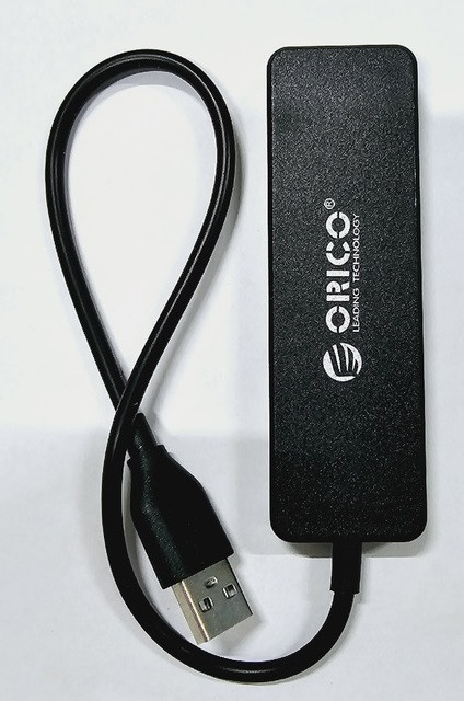 Расширитель USB 4 порта 2.0, Orico FL01-BK-BP - фото 1 - id-p98860432