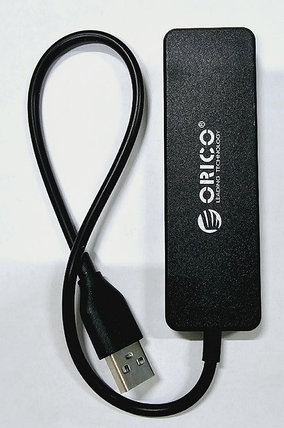 Расширитель USB 4 порта 2.0, Orico FL01-BK-BP, фото 2