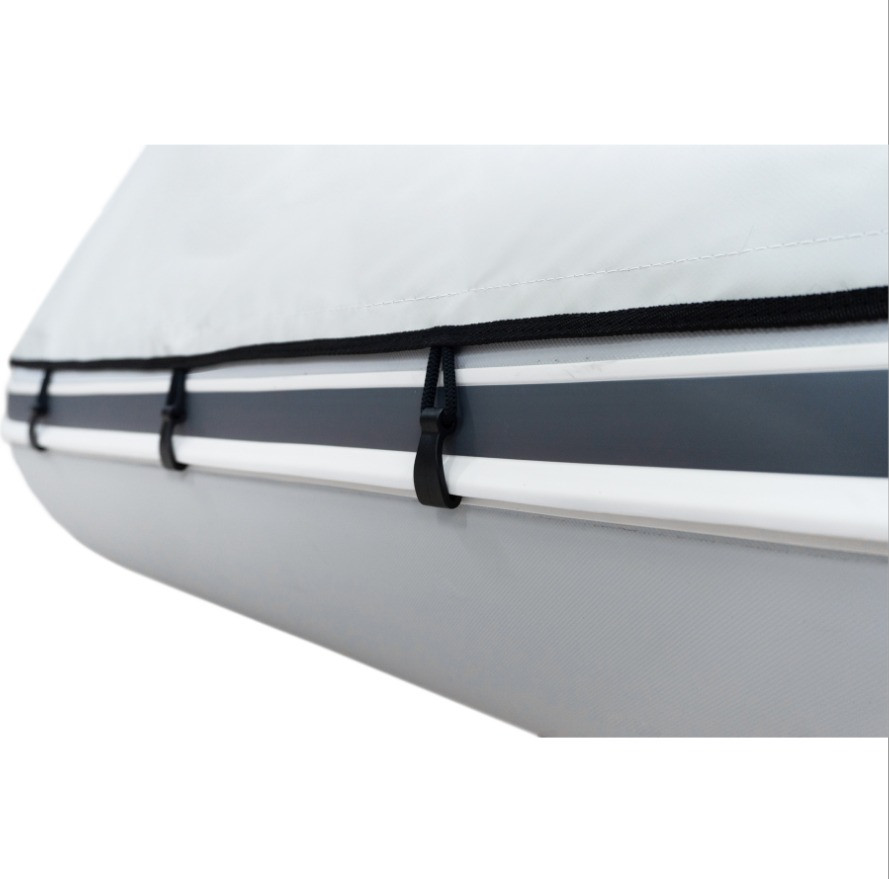 Тент носовой "Мастер Лодок" с окном Аква 3200,3400,3600 (ПВХ) светло-серый - фото 5 - id-p104652976