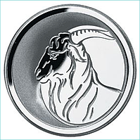 Монета "Знак Зодиака - Козерог" 3 рубля (Россия) Серебро