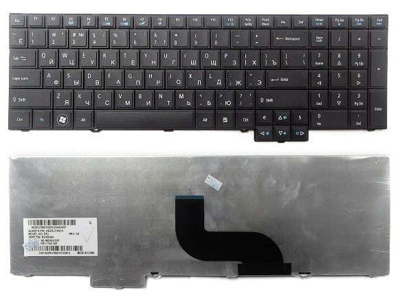 Клавиатура для ноутбука Acer TravelMate 5760G RU черная - фото 1 - id-p108696501