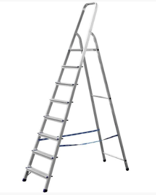 Лестница-стремянка СИБИН алюминиевая, 8 ступеней, 166 см (38801-8) - фото 1 - id-p108697031