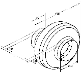 Канальный вентилятор круглый K 100 220В, фото 4