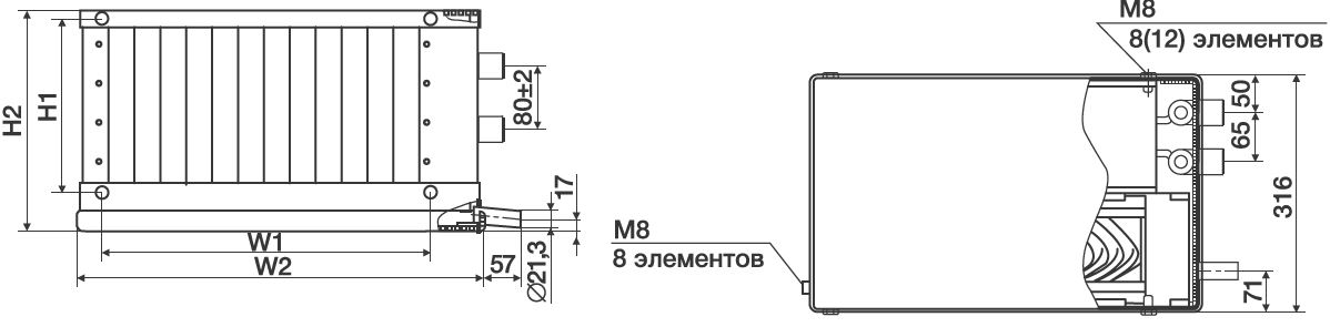 Охладитель фреоновый RRC 50-30-3 - фото 3 - id-p108696804