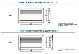 Вытяжные Решетки РАГ 100х200, фото 3