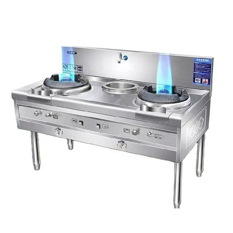 Плита вок газовая 2 горелочная. Умная горелка, фото 1