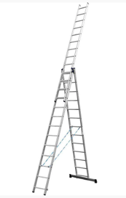 Лестница СИБИН универсальная,трехсекционная со стабилизатором, 13 ступеней (38833-13) - фото 2 - id-p108699389