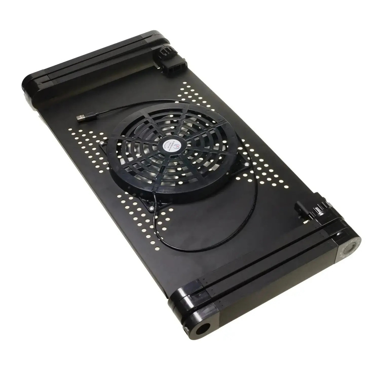 Складной столик для ноутбука с вентилятором, черный (4841) - фото 5 - id-p108700608