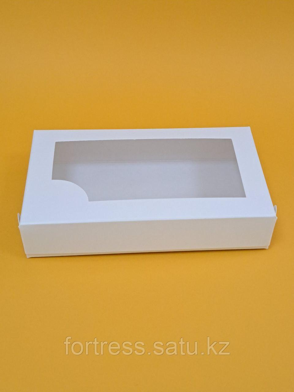 Коробка с окном 20*12*4см белая - фото 1 - id-p72996441