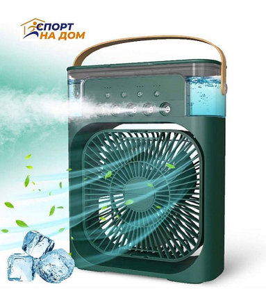 Мини кондиционер Air Cooler Fan 4в1 c LED подсветкой (Green), фото 2