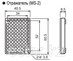 Датчик оптический рефлекторный PNP и NPN НО, расстояние срабатывания 3м, фото 3