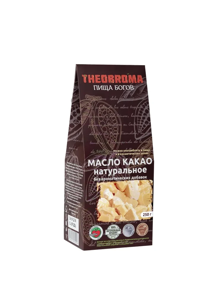 Масло какао, натуральное (100 г) Theobroma