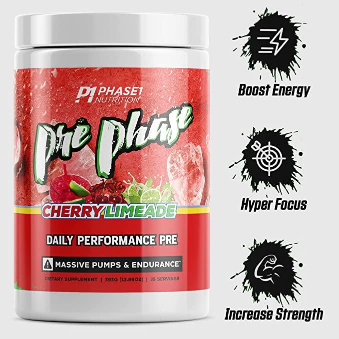 Предтренировочный комплекс Pre-Phase, 25 порций, Phase On Nutrition Cherry limeade - фото 2 - id-p108696228