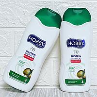 Шампунь ХОББИ HOBBY протеиновый с экстрактом оливы, 400мл