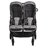 Коляска для двойни Pituso Duocity колеса PU Grey, фото 3