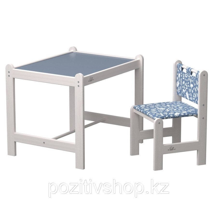 Детский стол и стул Гном Hobby-2 Синий