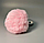 Металлическая анальная пробка с розовым хвостиком Fluffly от Alive (8*3,5 см.), фото 3