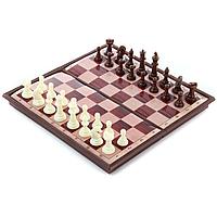 Игра настольная Десятое королевство "Шахматы и шашки" 03879 (дерев.короб.,поле 29*29см)