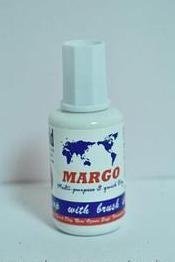 Корректор-кисть Margo 20ml с белой крышкой