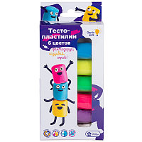 Набор для лепки Genio Kids "Тесто-пластилин", 6 цветов, картон, европодвес TA1090