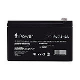 Аккумуляторная батарея IPower IPL-7.5-12/L 12В 7.5 Ач, фото 2