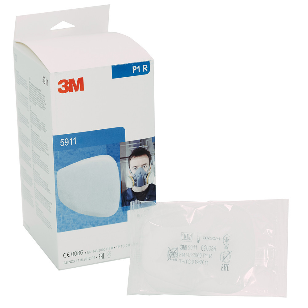 Предфильтр 3М 5911 для защиты от пыли и тумана (P1, до 4 ПДК) - фото 1 - id-p35823036