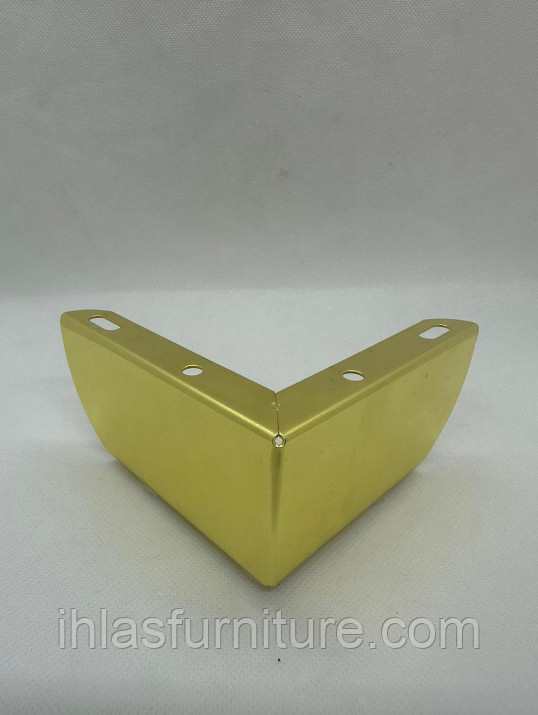 Ножка стальная,золото 11*11*5cm