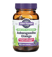 Oregons wild harvest ашваганда и гинкго, 90 желатиновых капсул