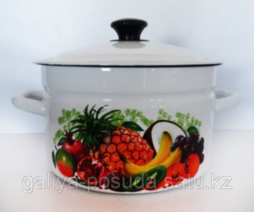 Кастрюля 5 литров с крышкой из эмалированной стали: продажа, цена в ...