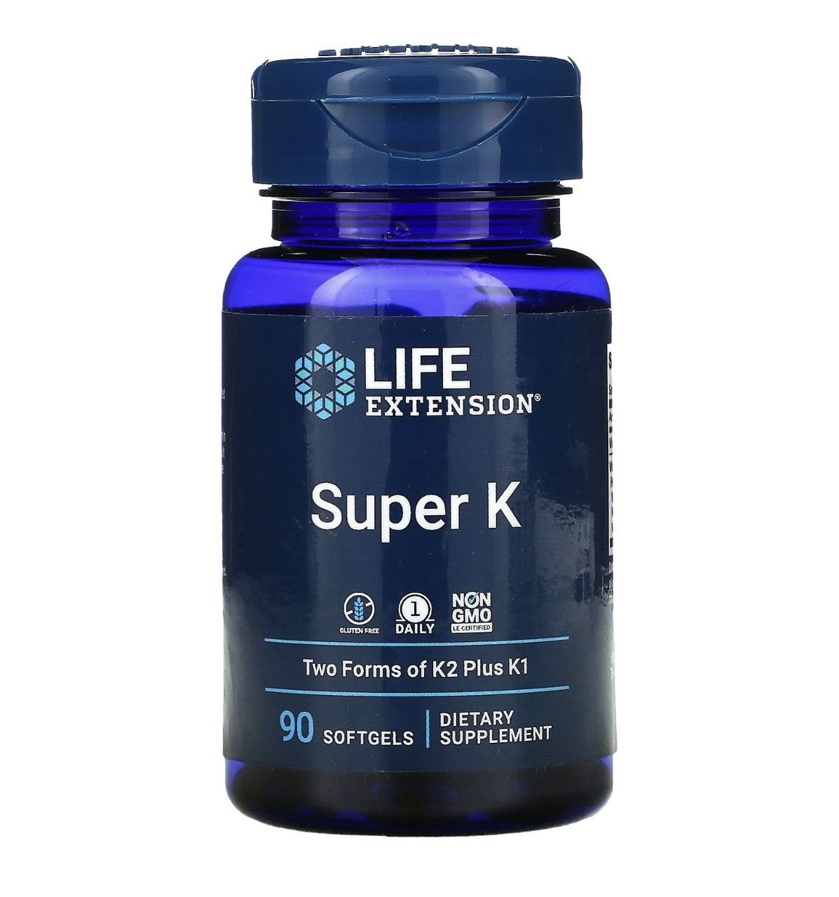 Life extension super K, 90 мягких желатиновых капсул - фото 1 - id-p108716803
