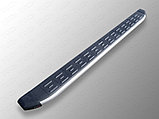 Пороги алюминиевые с пластиковой накладкой 1920 мм ТСС для Dongfeng DF6 2.3D Luxury 2022-, фото 2