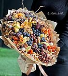 Дизайнерский букет из сухофруктов, орехов и ягод, фото 2