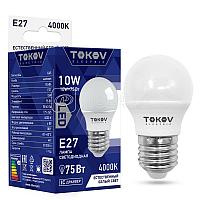Лампа светодиодная Tokov Electric 10Вт G45 4000К Е27 176-264В