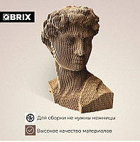 QBRIX Картонный 3D конструктор Давид