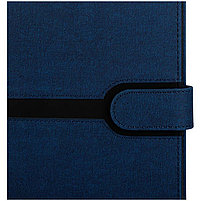 Ежедневник недатир. A5, 160л., кожзам, OfficeSpace "Denim", синий, черный срез 32535, фото 9